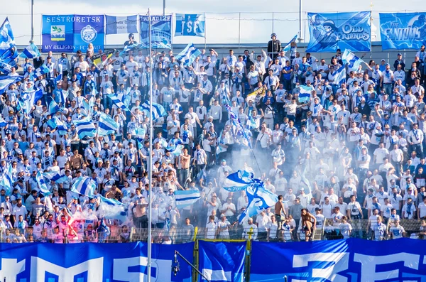 Aficionados a Zenit Saint-Petersburg —  Fotos de Stock