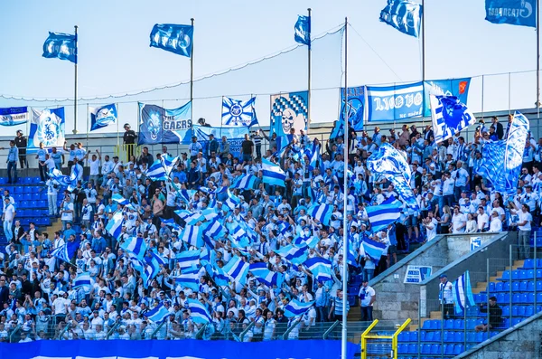 Zenit Saint-Petersburg fans — Stock Photo, Image