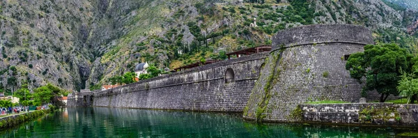 Panorama pohled na pevnost Kotor — Stock fotografie