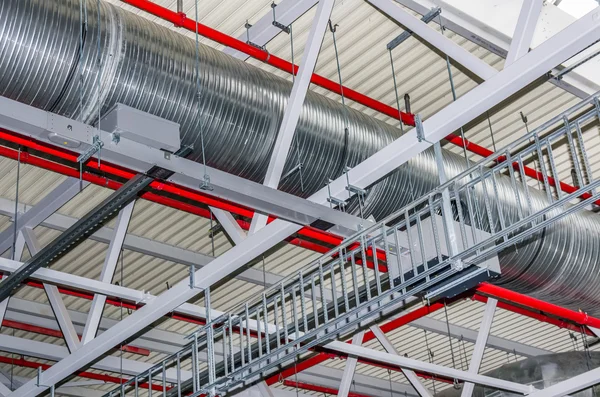 Engineering services in a building — Stock Photo, Image