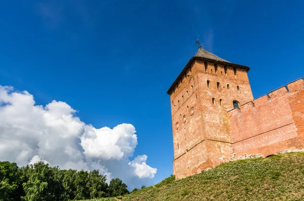 Vista del Kremlin en Veliky Novgorod —  Fotos de Stock