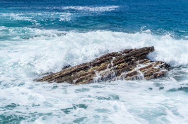 Denizde fırtına dalgası