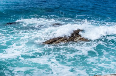 Denizde fırtına dalgası