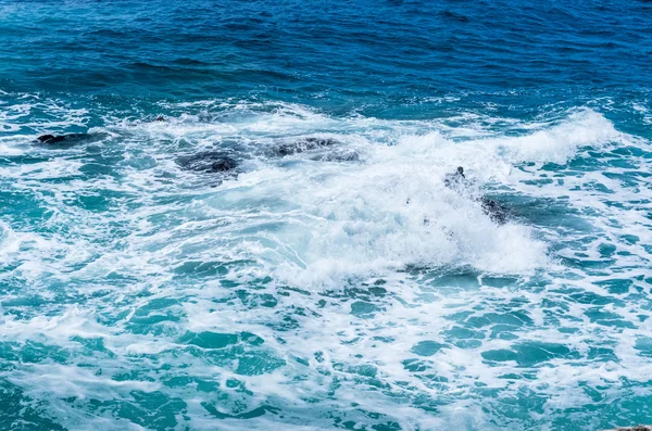 Onda de tempestade no mar — Fotografia de Stock