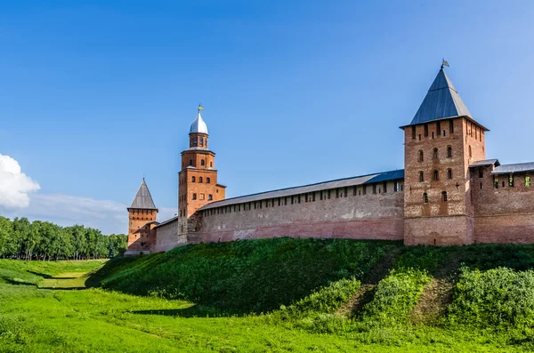 View on Kremlin in Veliky Novgorod — Stock Photo, Image