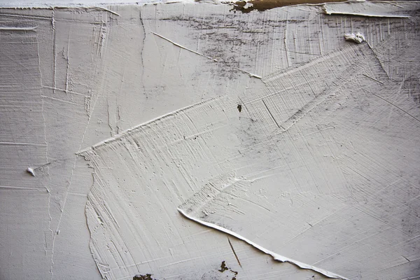 Plâtre blanc structurel et texturé tamponné sur le mur — Photo