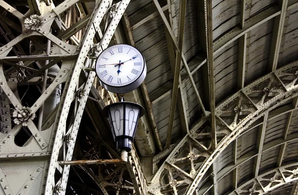 Old Railway station clock — Stock Photo, Image