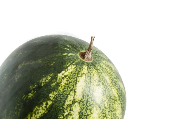 Friss zöld görögdinnye elszigetelt fehér háttér — Stock Fotó