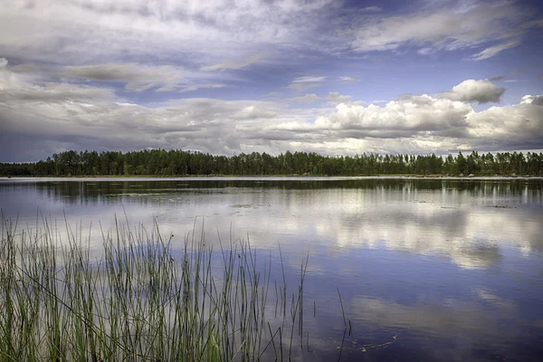 Schwedische Landschaft lizenzfreie Stockbilder