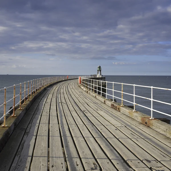 Whitby Західна пристань — стокове фото