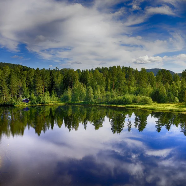 瑞典湖 — 图库照片