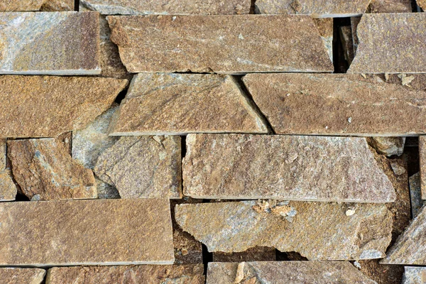 Natural building stone cladding — Stock Photo, Image