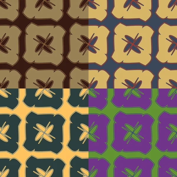 추상적인 대칭 완벽 한 패턴 — 스톡 벡터
