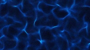 Soyut mavi animasyonlu ağ