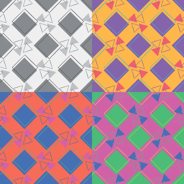Бесшовный симметричный геометрический узор — стоковый вектор