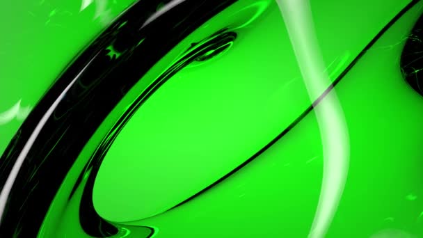 Fondo animado verde abstracto — Vídeo de stock