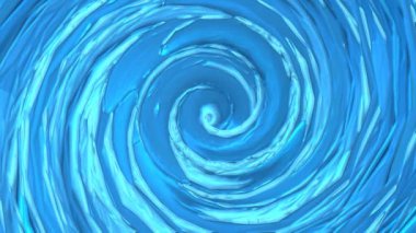 Soyut video klip bilgisayarı mavi renklerle çizer