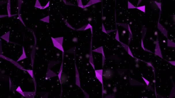 Abstract Video Clip Computer Render Illustration Lilac Colors — Stock Video