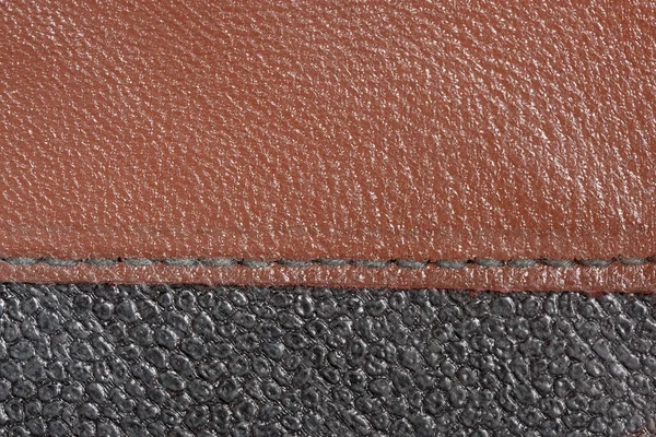 Textured Leather Background Fragments Old Shabby Used Navigator Briefcase Close — Stock Photo, Image