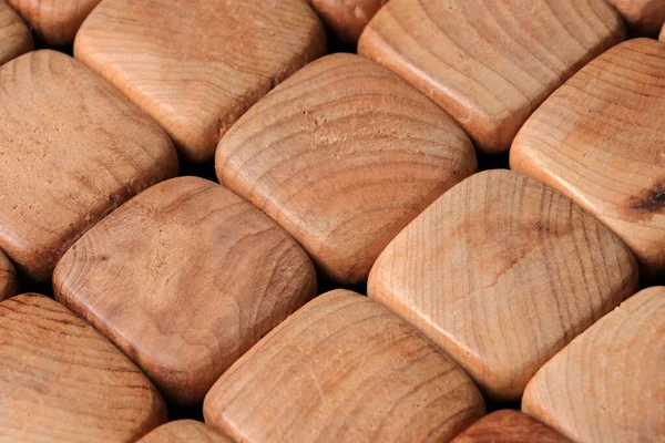 Wooden Berdiri Untuk Piring Panas Tempat Untuk Tulisan Close Makro — Stok Foto