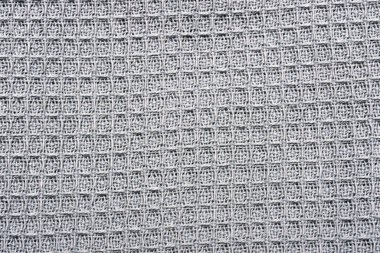 Gri desenli masa örtüsünün tekstil arka planı