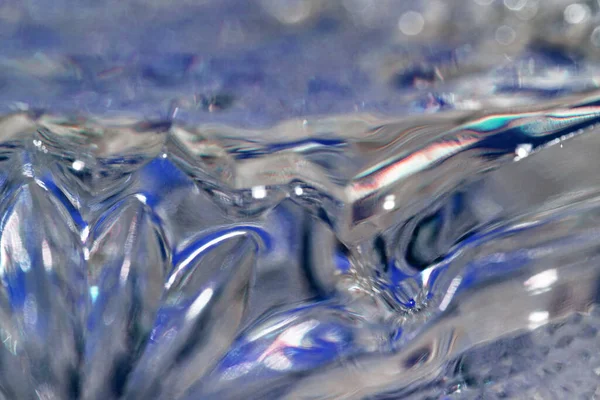 Abstraktní Barevné Pozadí Bublající Vody Vzduchové Bubliny Close Makro Fotografie — Stock fotografie