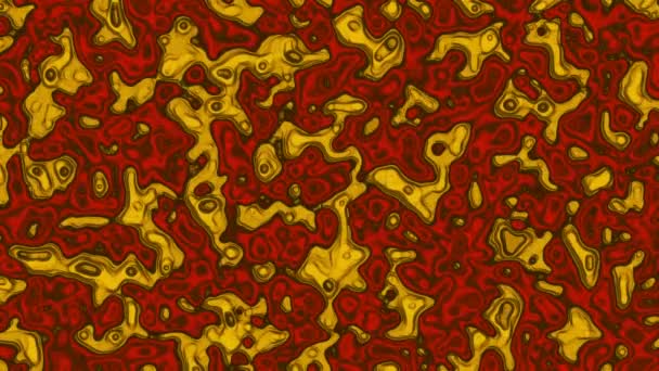 用红褐色调在空间中带有运动粒子和条纹的计算机生成的视频剪辑 — 图库视频影像