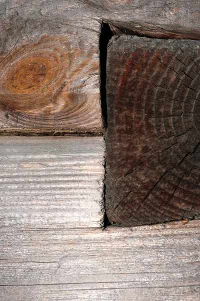 Texturierte Hintergrund Aus Alten Hölzernen Außenwand Eines Hauses Nahaufnahme Makrofotografie — Stockfoto