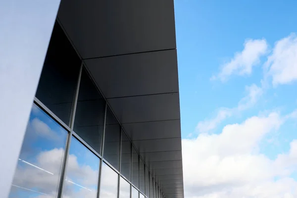 Imagen Abstracta Fotografía Centro Comercial Decoración Exterior Geométrica Minimalista — Foto de Stock