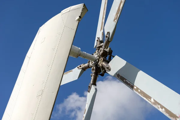 Stjärtrotor av helikoptern — Stockfoto