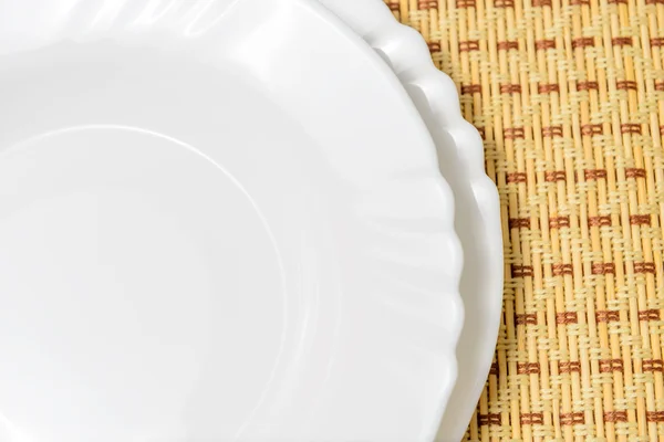 White plate — Stock Photo, Image