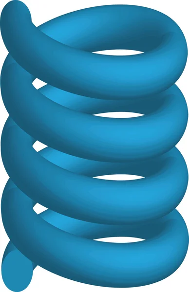 Ressorts bleus — Image vectorielle