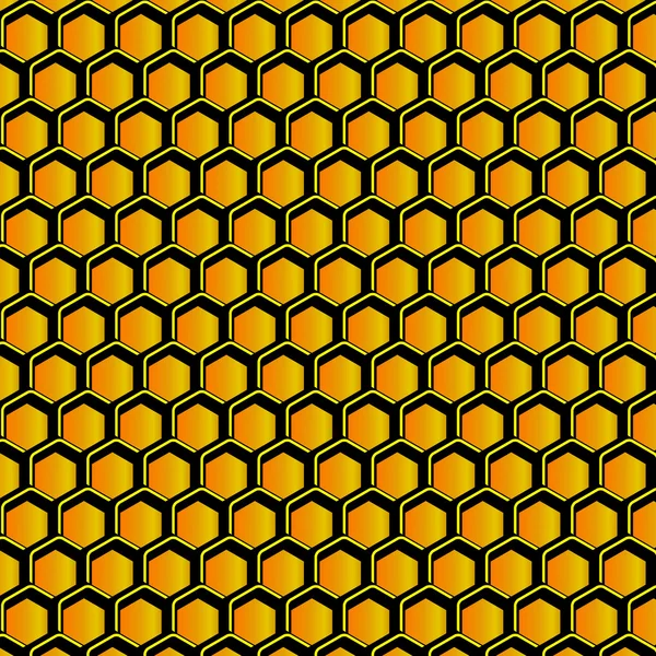 Gestileerde honingraat — Stockvector