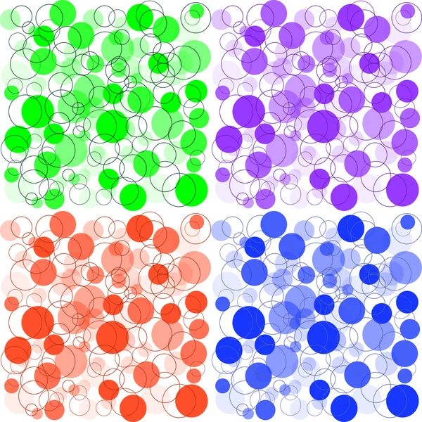 组的背景 coloredcircles — 图库矢量图片