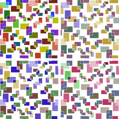 Dikdörtgenlerin sorunsuz arka planlar kümesi