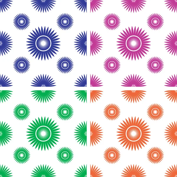 Ensemble de milieux colorés cercles — Image vectorielle