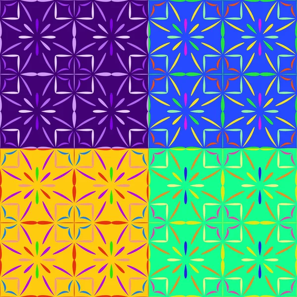 Bezešvé vzory nepravidelné geometrické tvary — Stockový vektor