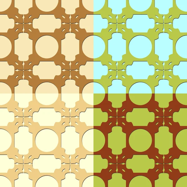 シームレス パターンの幾何学的図形 — ストックベクタ