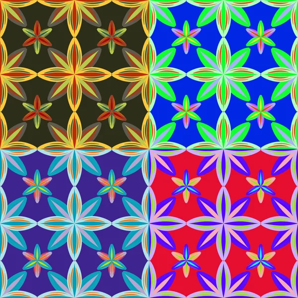 Patrones vectoriales sin fisuras — Archivo Imágenes Vectoriales