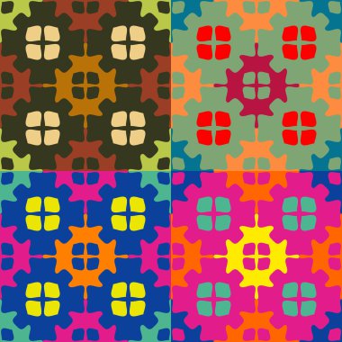 Sorunsuz simetrik desen seti