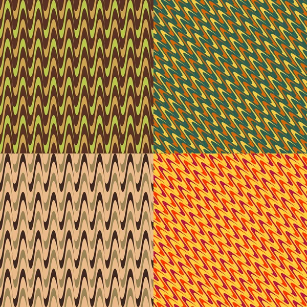 Conjunto de patrones abstractos de colores — Archivo Imágenes Vectoriales
