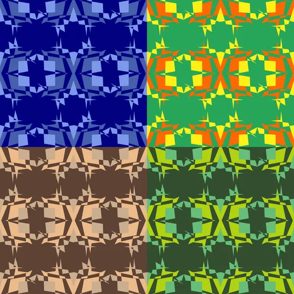 이음새가 없는 추상적인 패턴의 집합 — 스톡 벡터