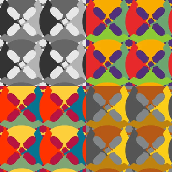 Patrones geométricos sin costura — Archivo Imágenes Vectoriales