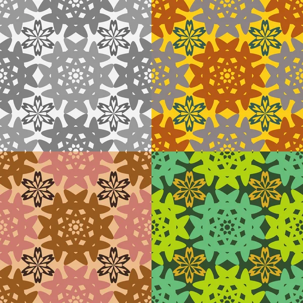 Set of seamless pattern — Stock Vector