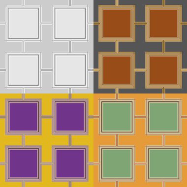 Dikişsiz vektör desen bir dizi