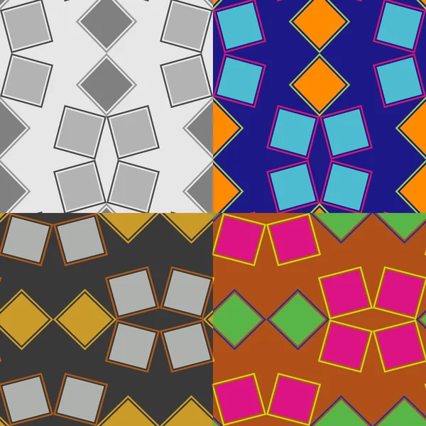Conjunto de patrón sin costura — Archivo Imágenes Vectoriales
