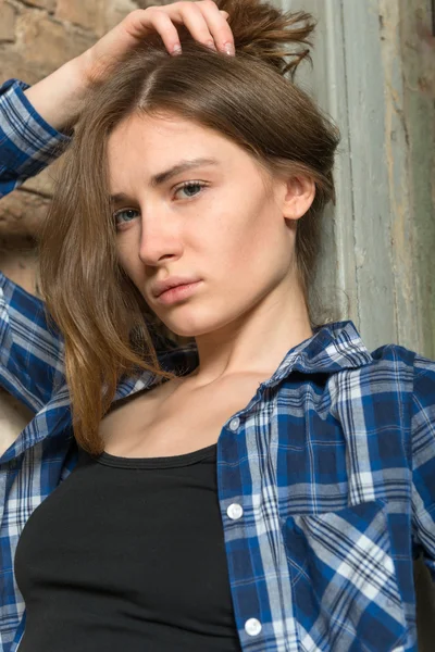 Retrato de una chica triste — Foto de Stock