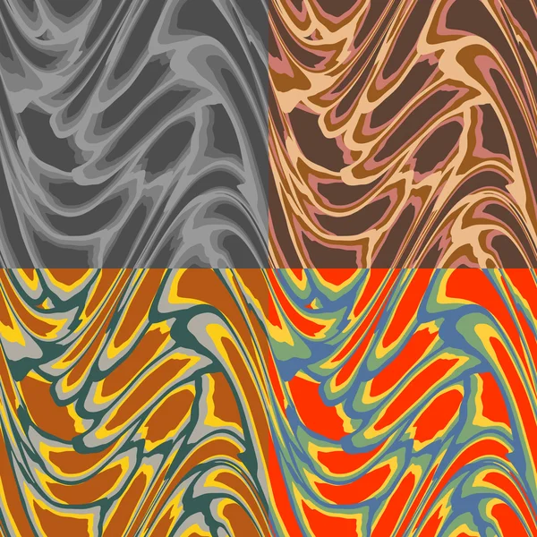 Conjunto de patrones abstractos vectoriales sin costura — Archivo Imágenes Vectoriales