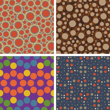 Dört sorunsuz vektör desen kümesi