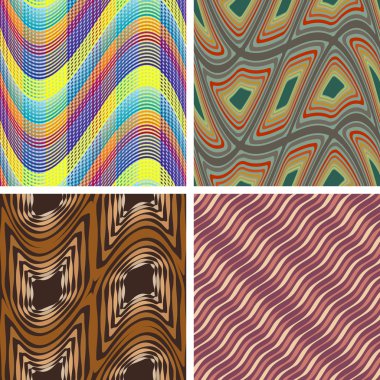 Dikişsiz vektör desenleri